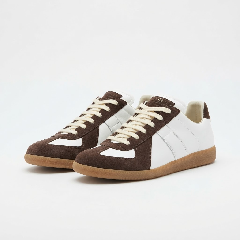 Maison Margiela Replica Sneaker (White/Brown)