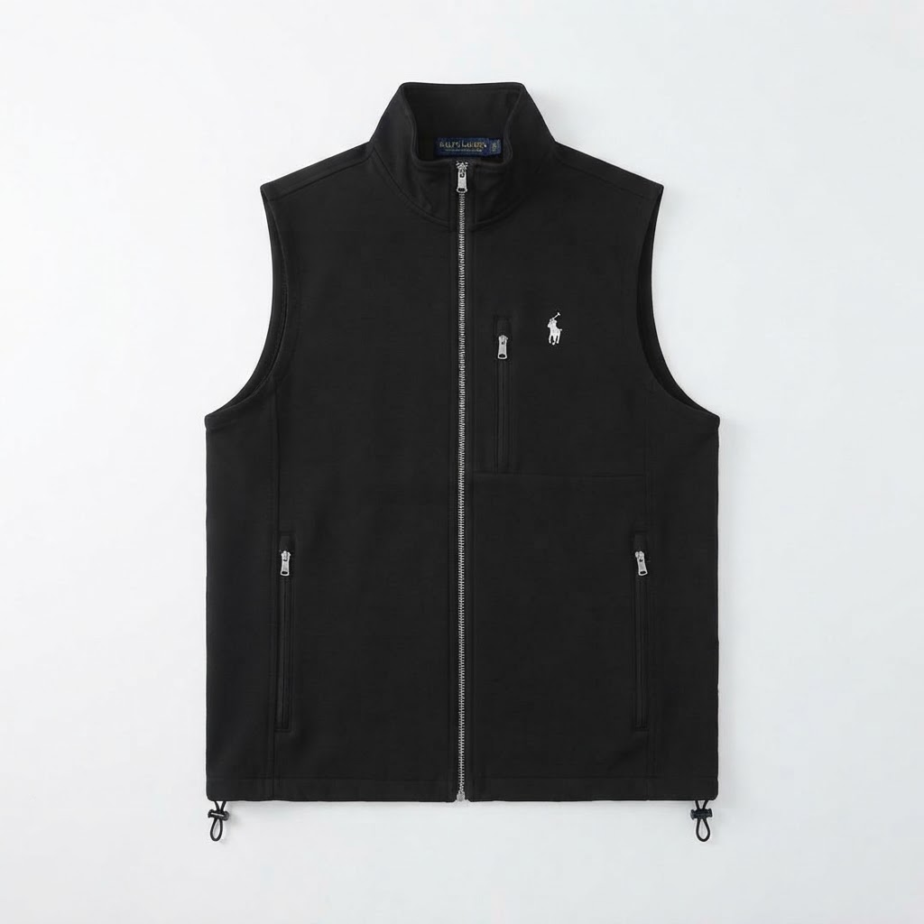 Ralph Lauren Full-Zip Vest (Black)