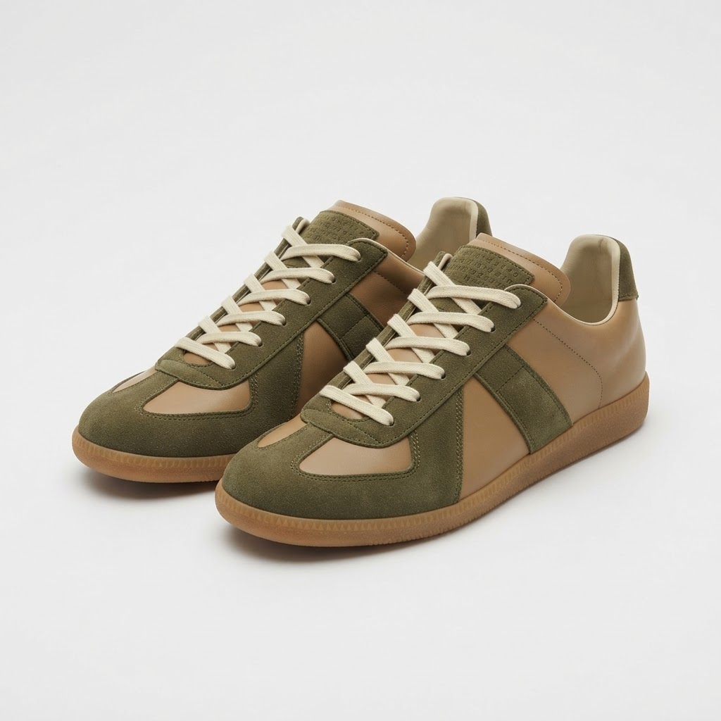 Maison Margiela Replica Sneaker (Olive/Tan)
