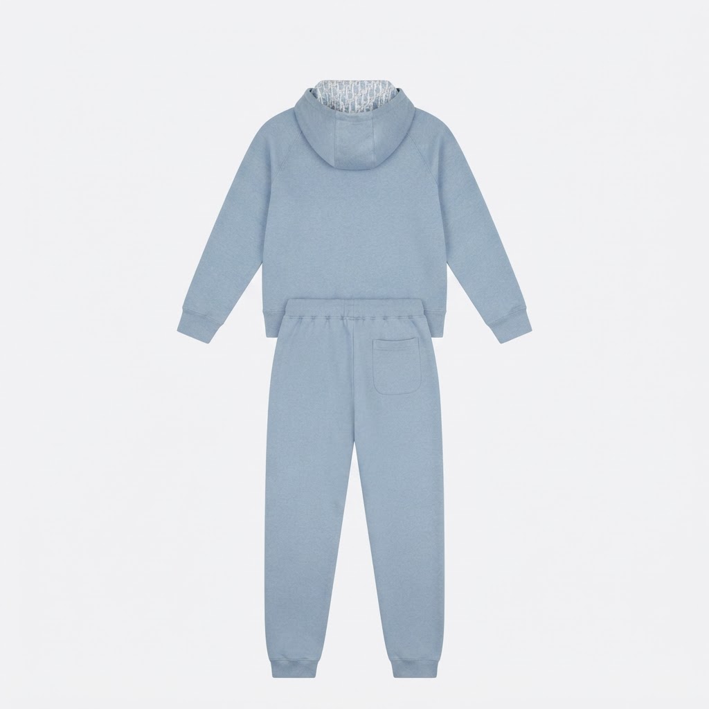 Dior Hoodie & Sweatpants Set (Light Blue)
