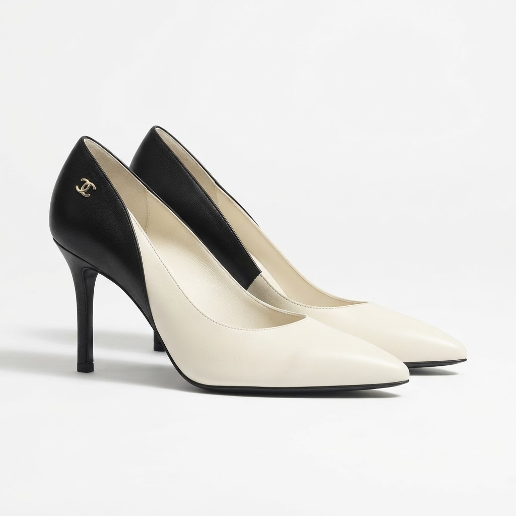 Chanel Two-Tone Pump (White/Black)