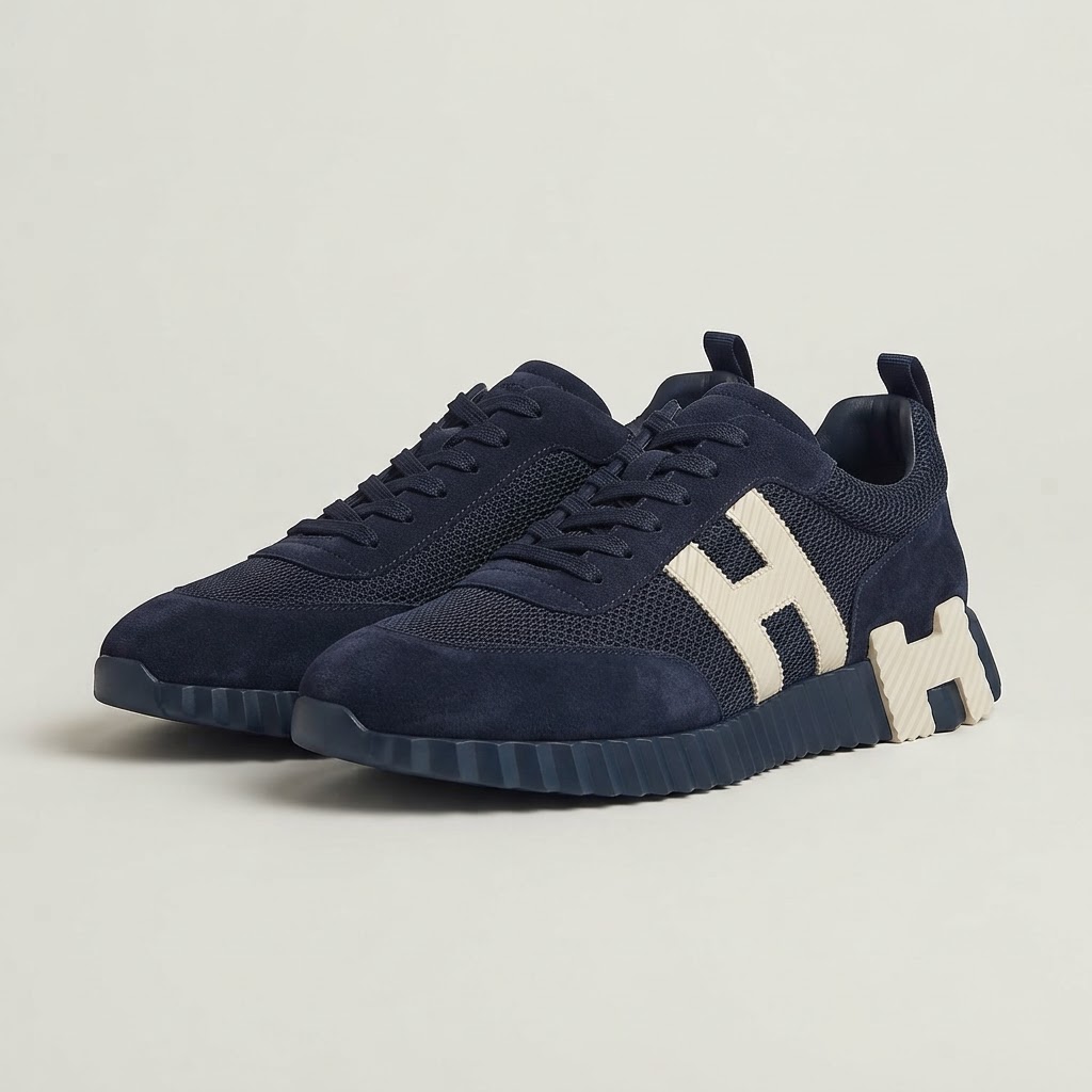 Hermès Bouncing Sneaker (Navy)