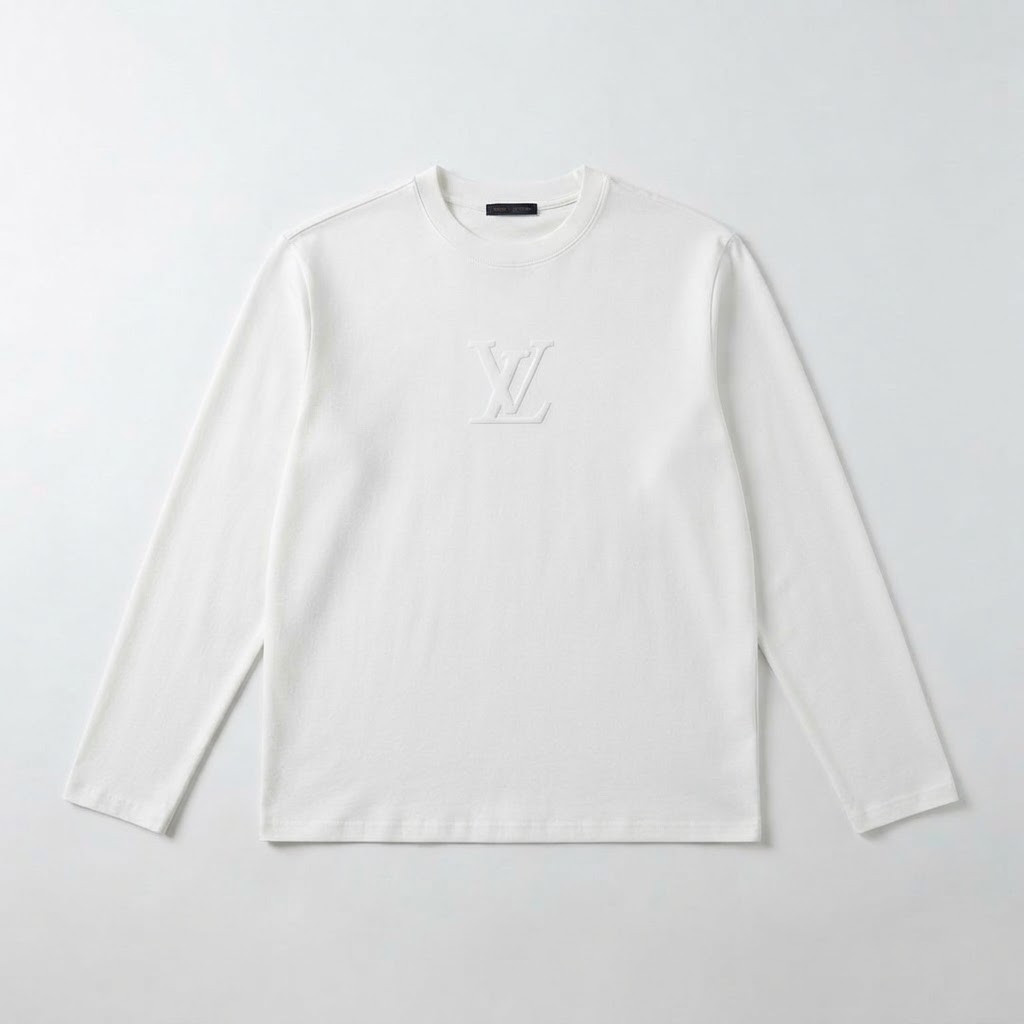 Louis Vuitton Embossed LV T-Shirt (White)