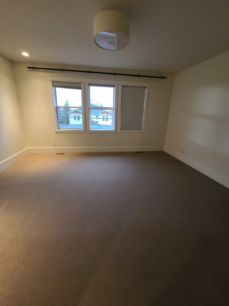 Freshly cleaned carpet in a Calgary home