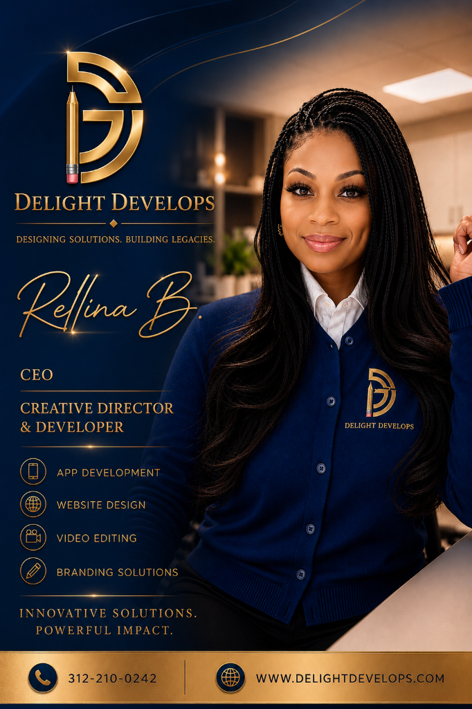 Rellina B. — CEO, Creative Director & Developer at Delight Develops