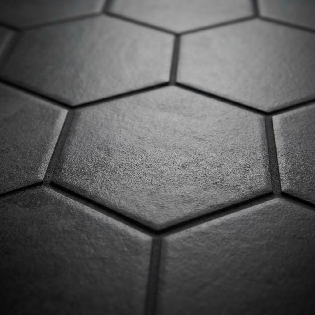 Matte Hexagon Floor Mosaic