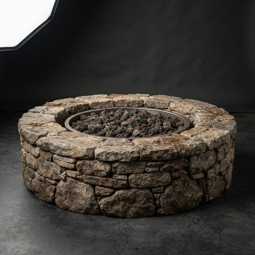 Fieldstone Firepit