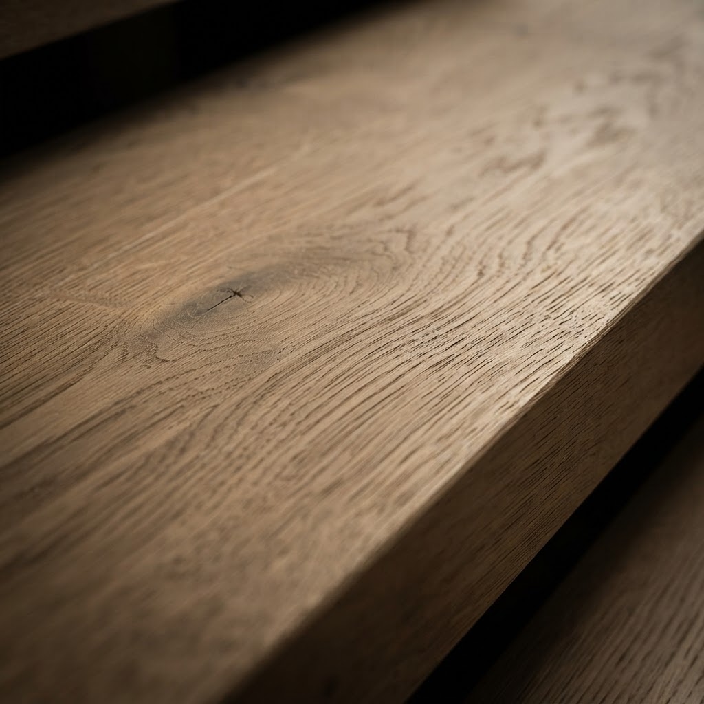 Natural White Oak Stair Treads