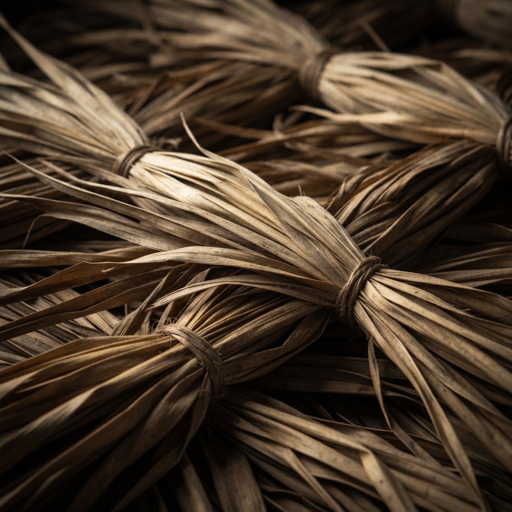 Dried Palm Frond Thatched Roof
