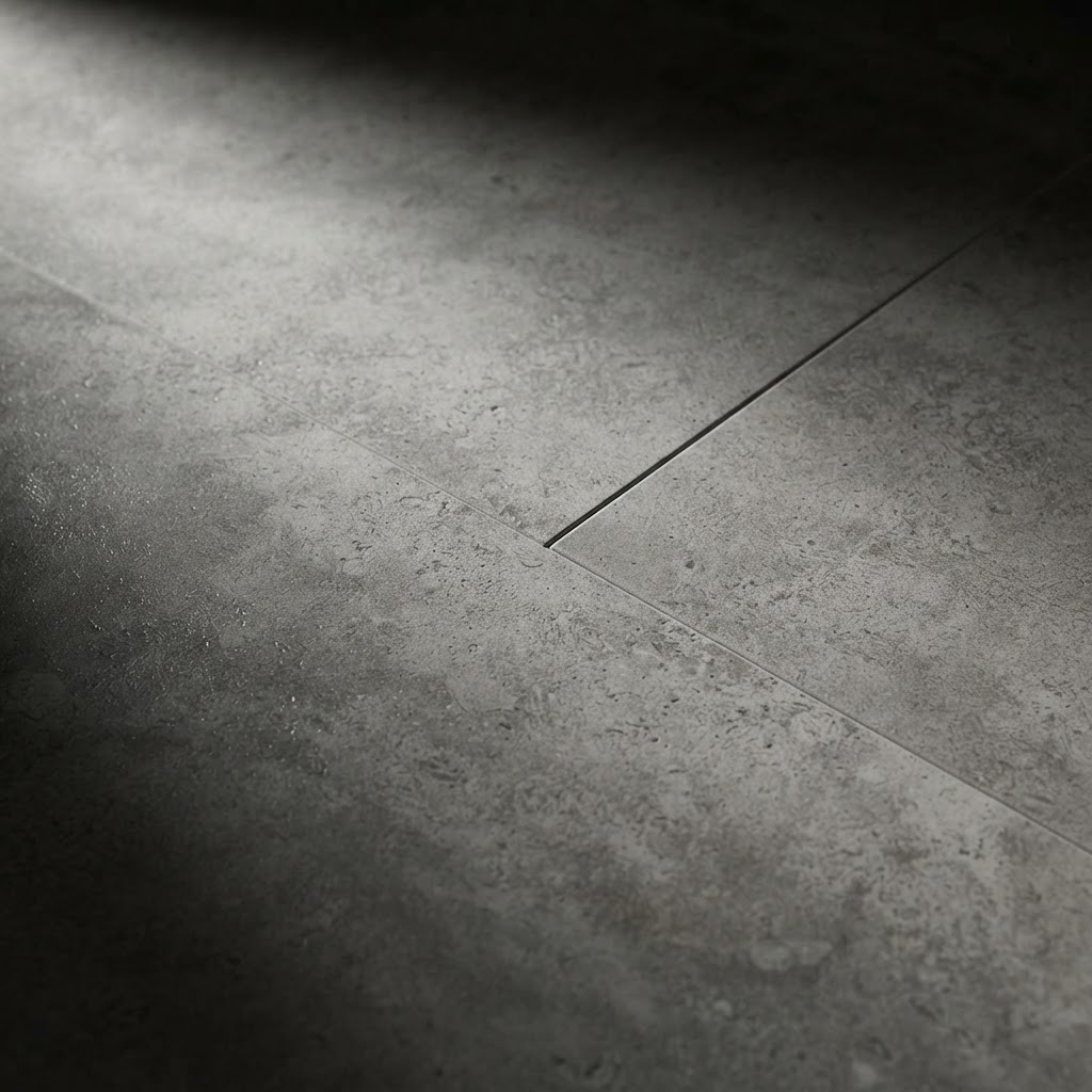 Rectified Concrete Porcelain Tile Flooring