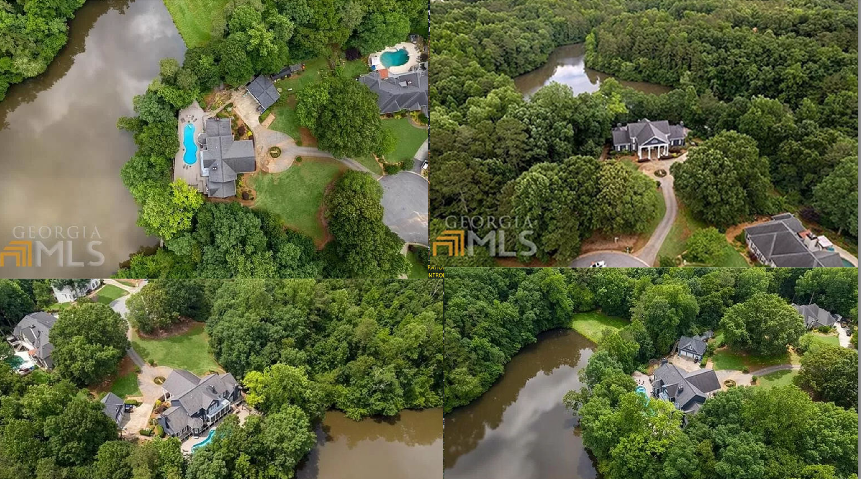 Aerial Overview — Lake & Property