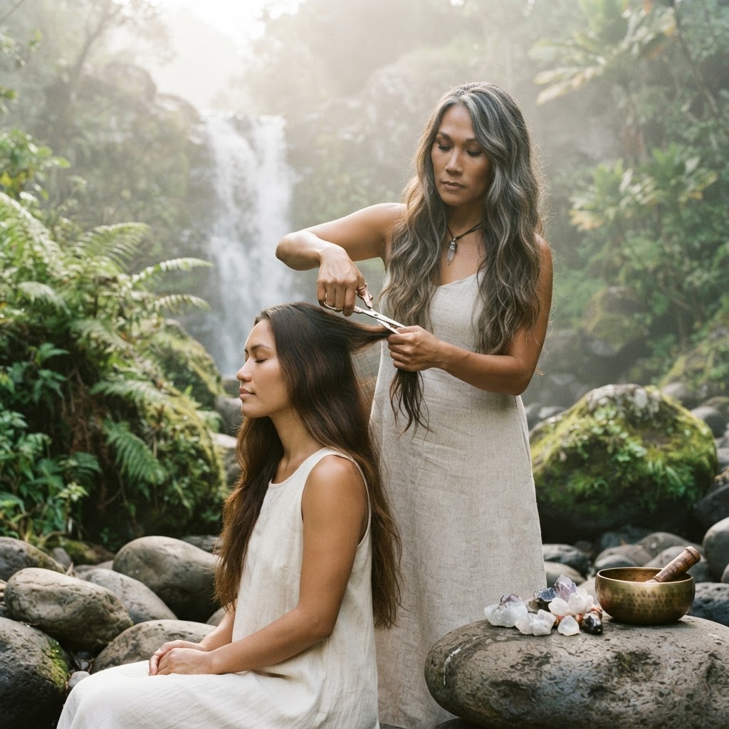 Waterfall Grotto ceremony
