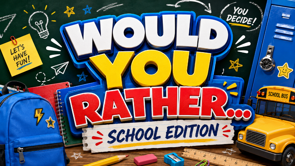 Would You Rather – School Edition Stage Game