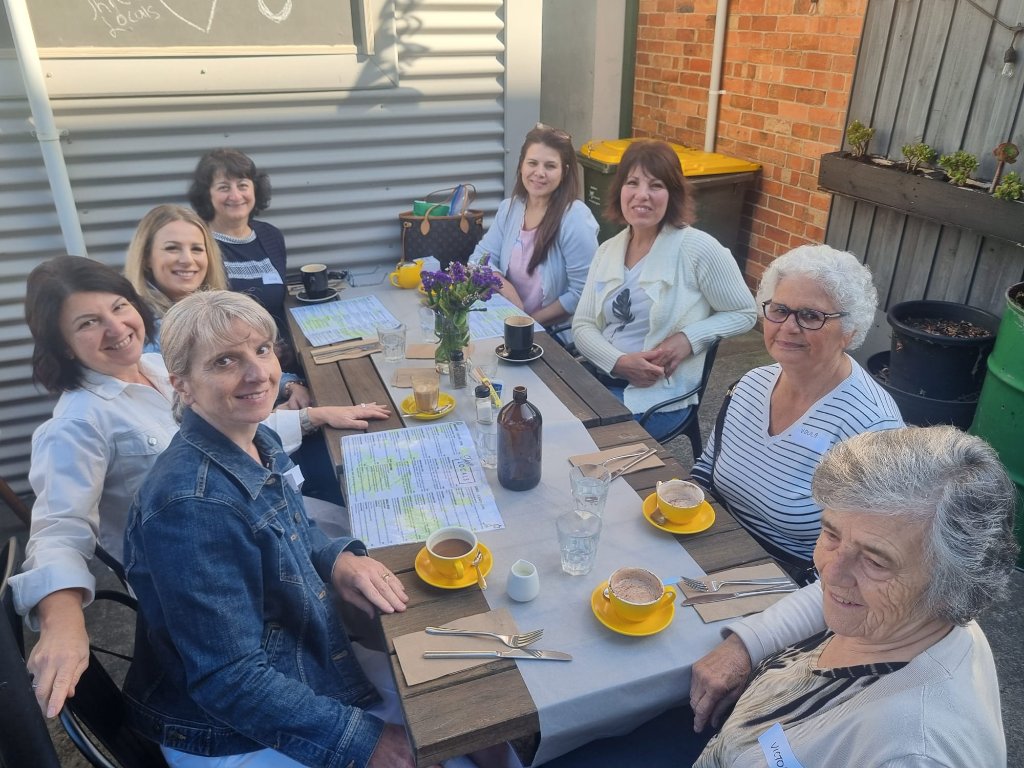 Women's café gathering