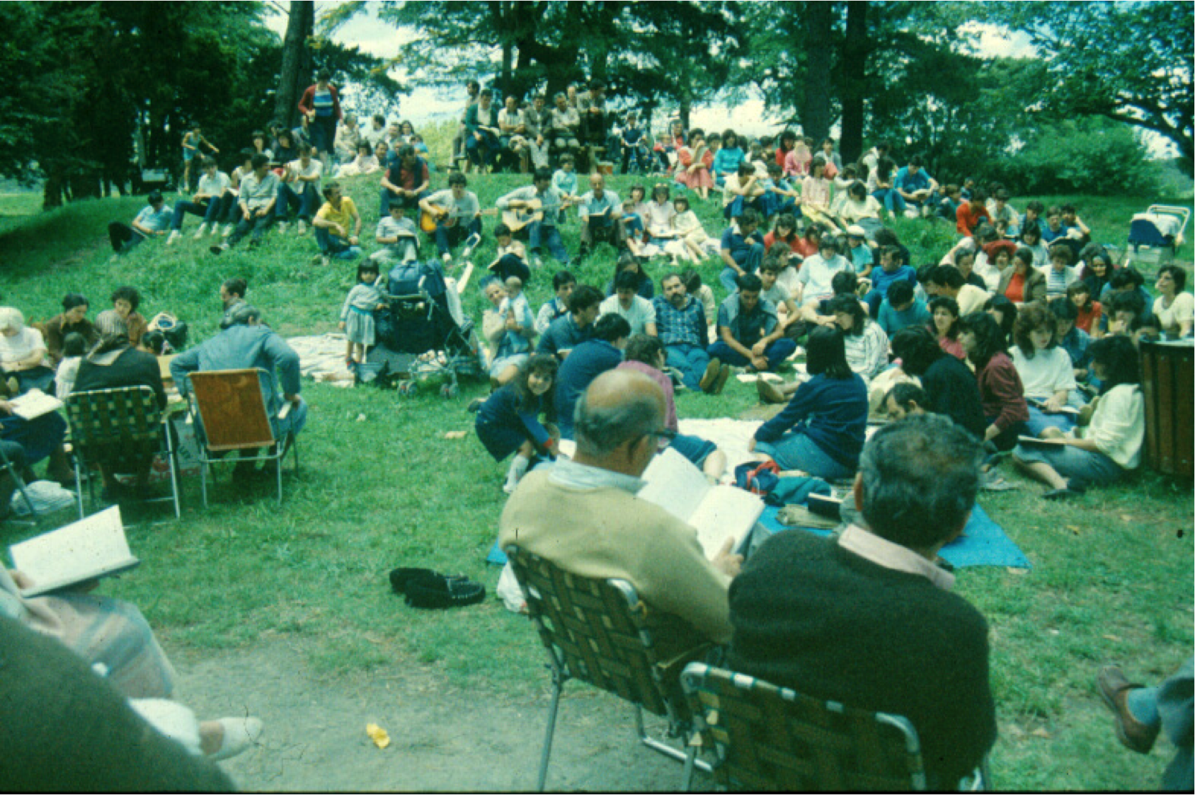 Church picnic celebration