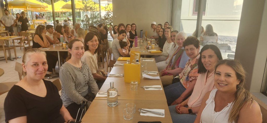 Fellowship breakfast at a restaurant
