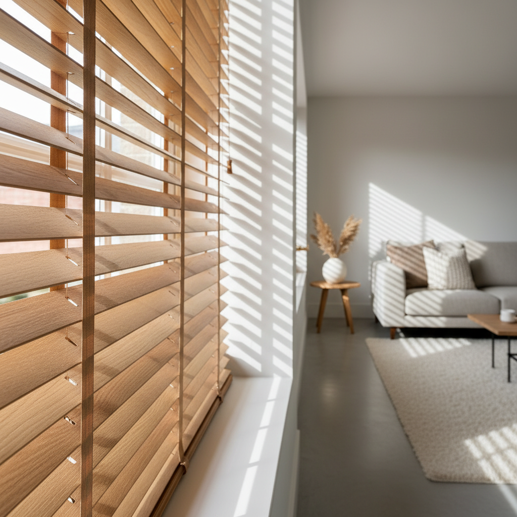 Made-to-measure venetian blinds installed in a Yorkshire home