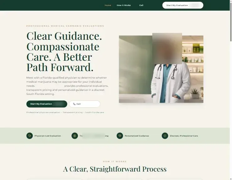 Medical evaluations website built by Control Point AI Firm
