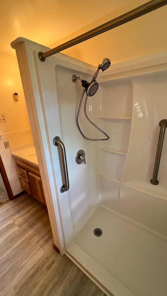 Shower Unit & Grab Bar Install