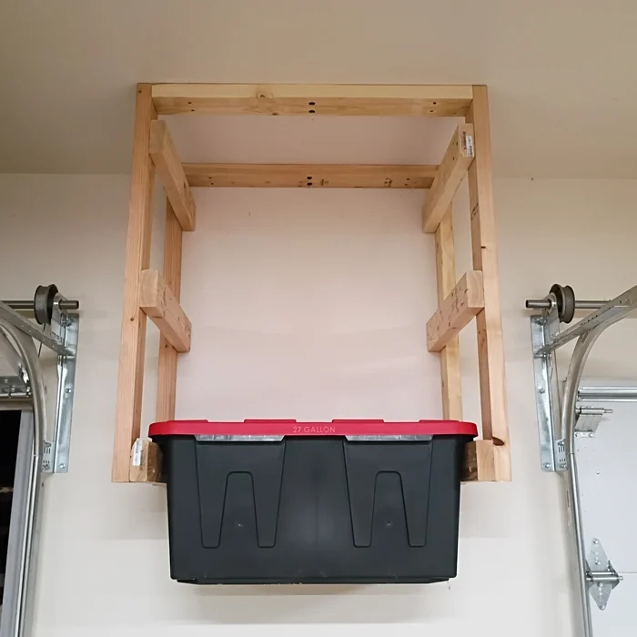 Custom Garage Storage Shelf