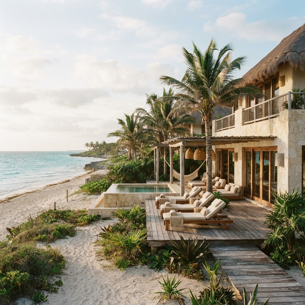 Architecture & exterior terraces