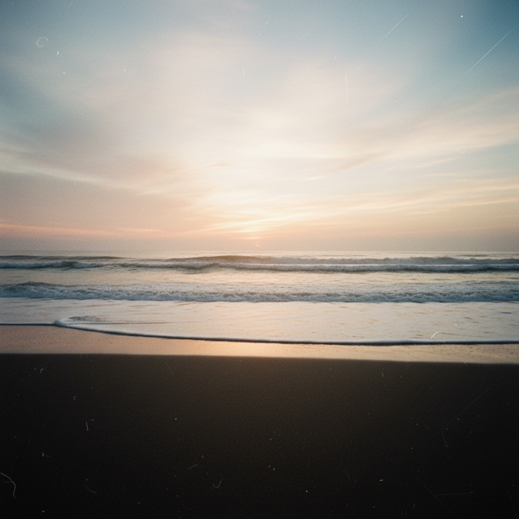 Calm ocean at dawn