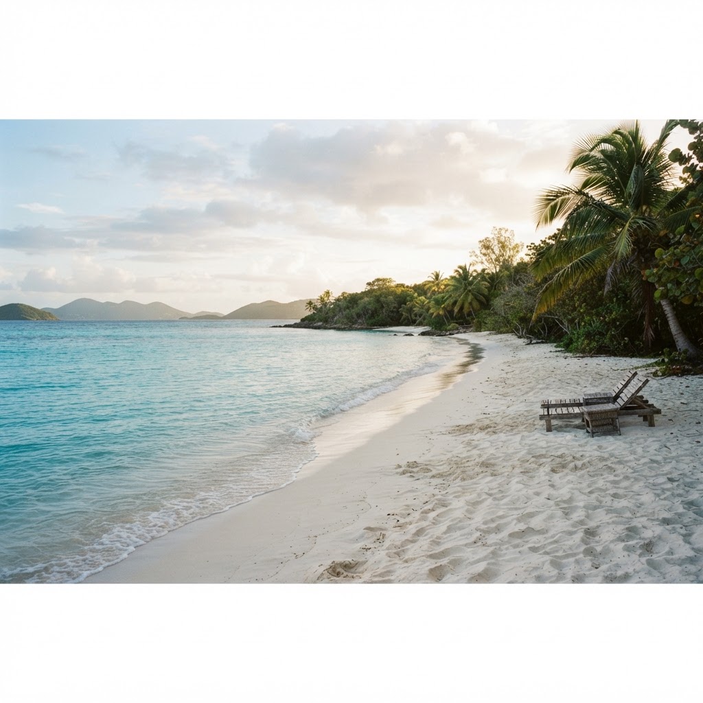 Private beach & turquoise water