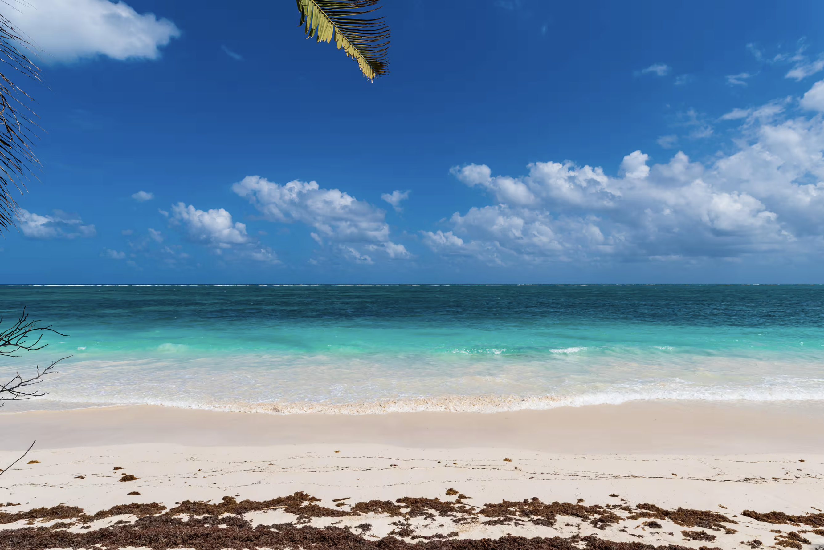 Private beach & turquoise water