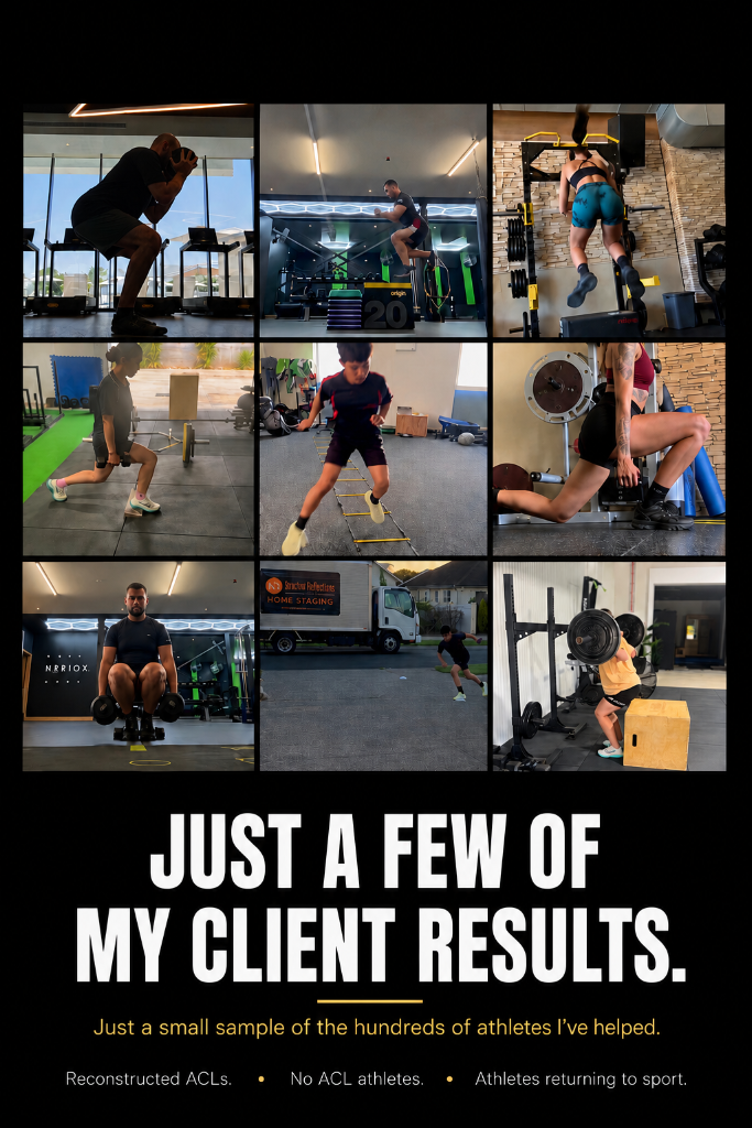 Client results collage