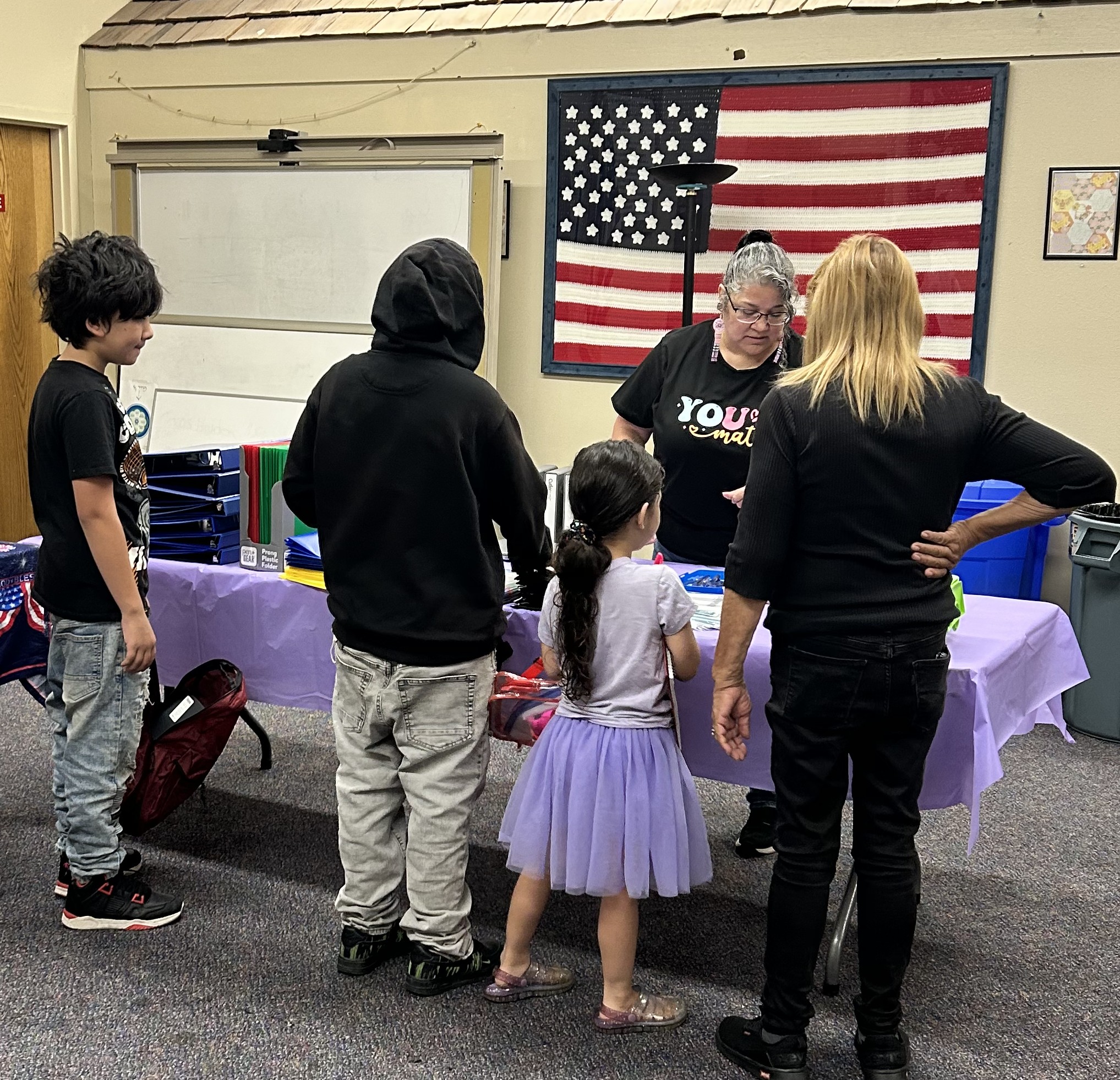 Back to school supply giveaway at Post 2 — photo 4