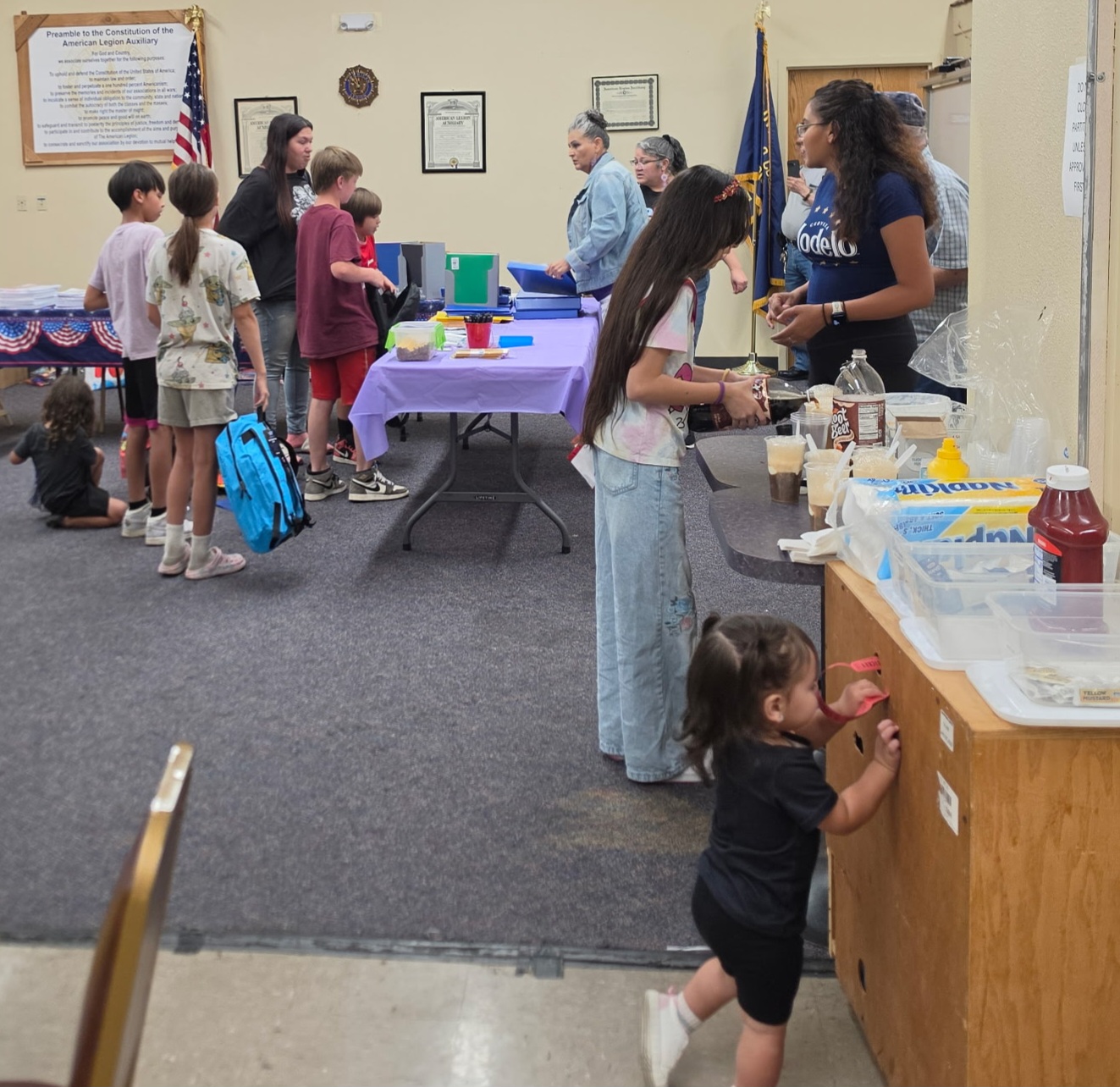 Back to school supply giveaway at Post 2 — photo 1