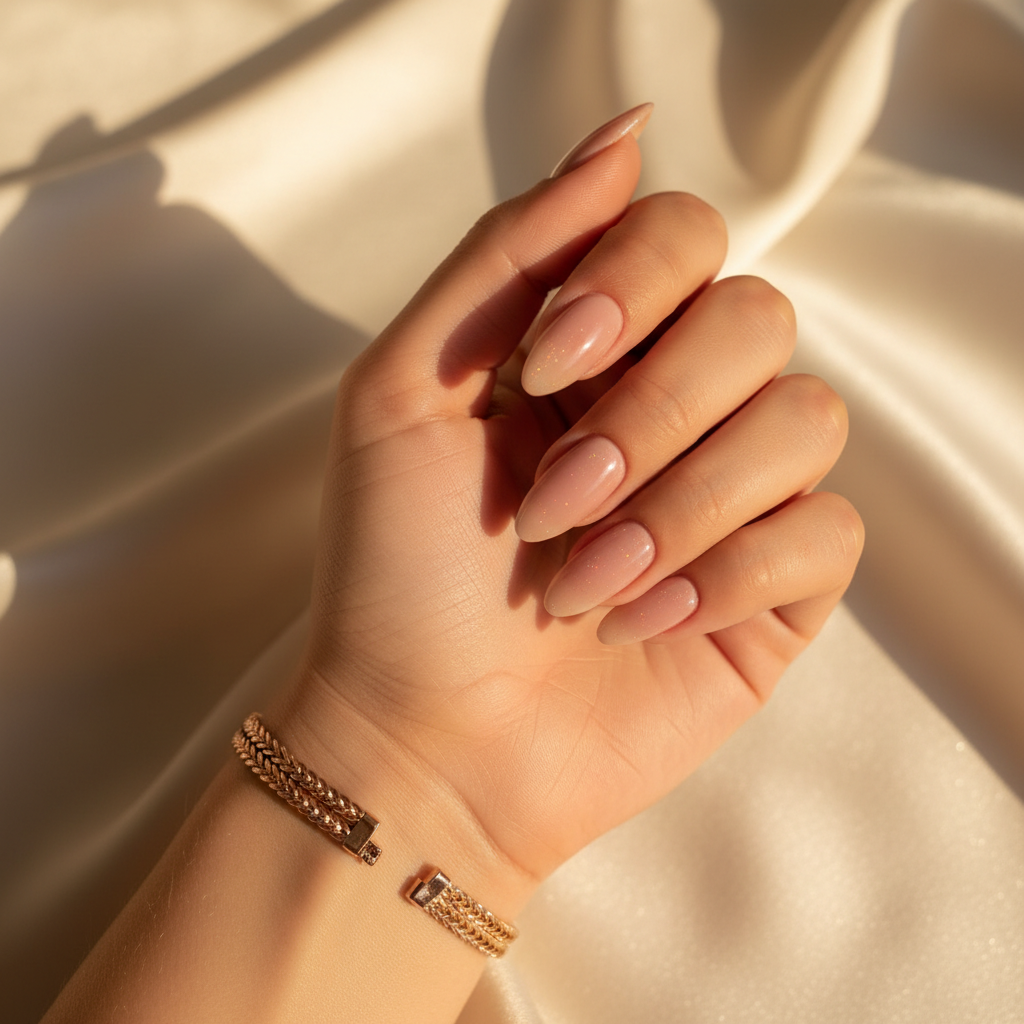 Medium Almond — Nude Glam