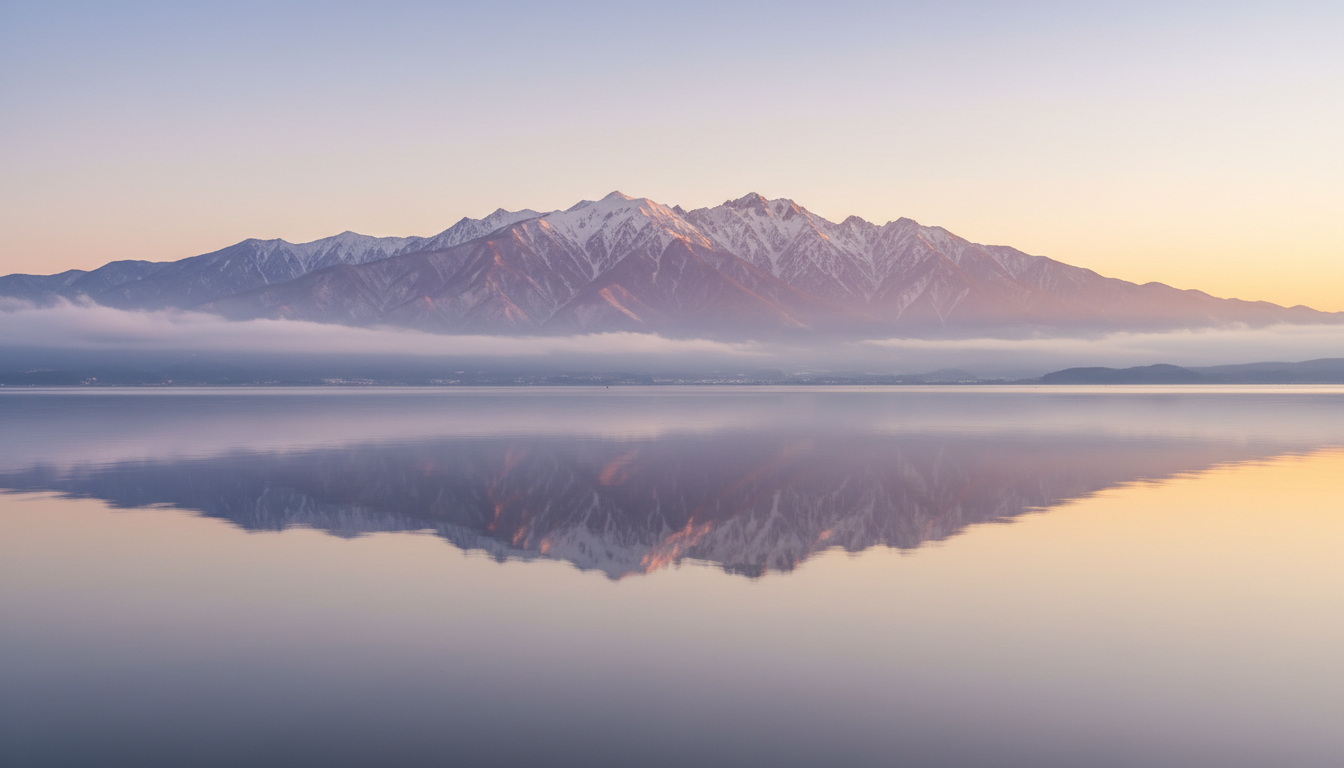 穏やかな富山湾の風景