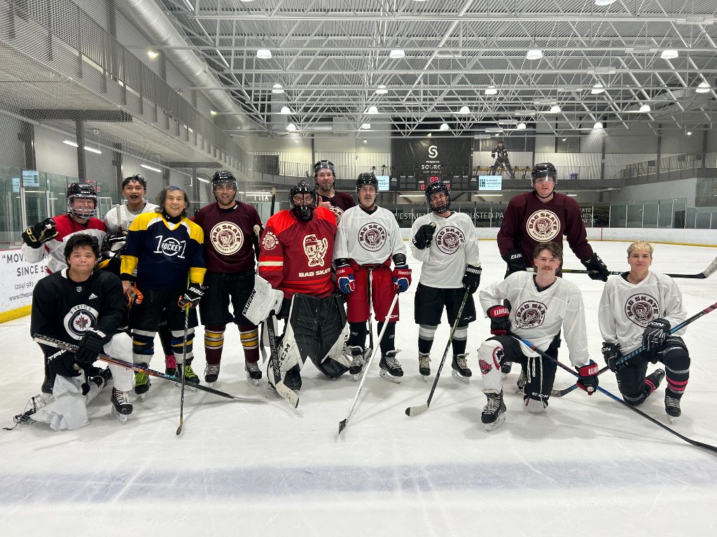 Hockey community group photo