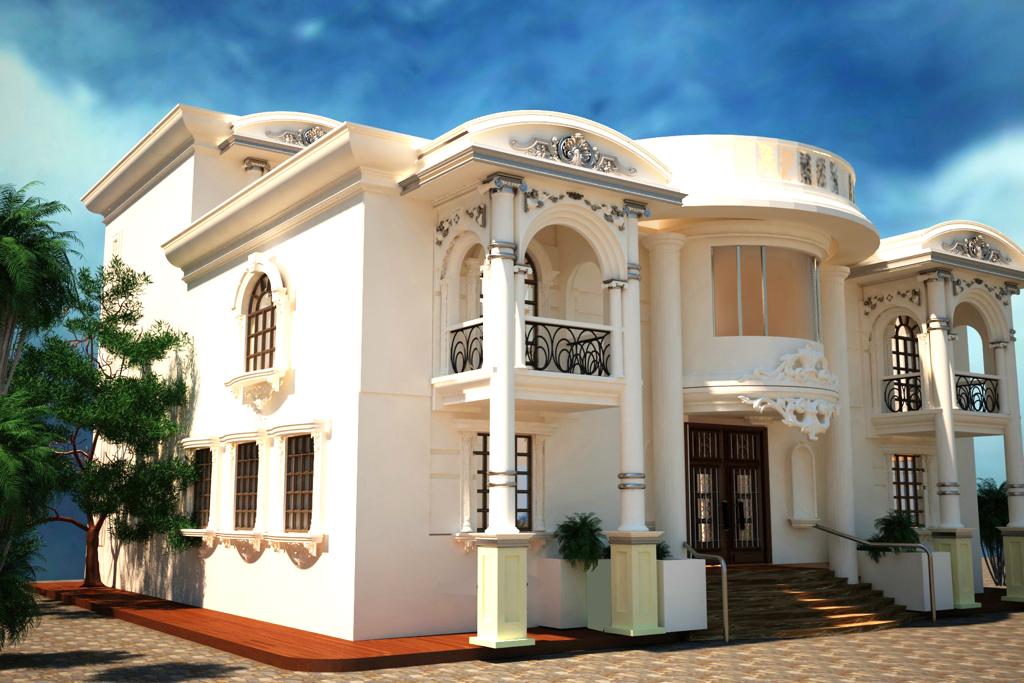 Classic White Villa