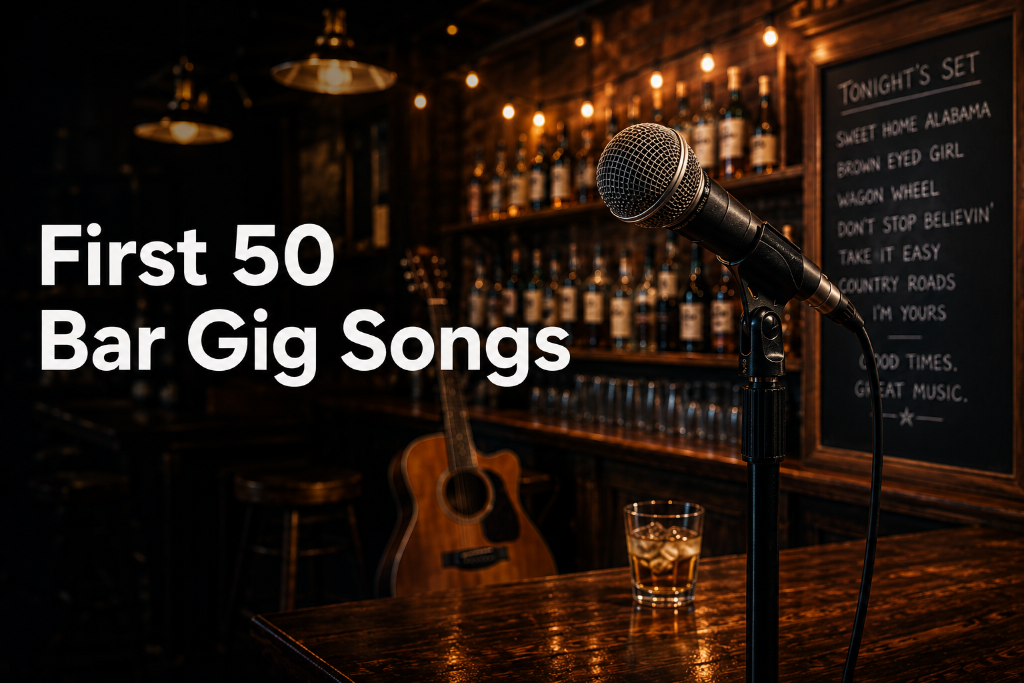 First 50 Bar Gig Songs