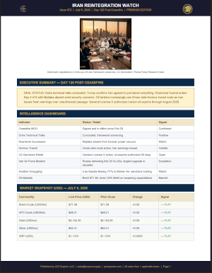 Presidential Premium Briefing Sample Cover