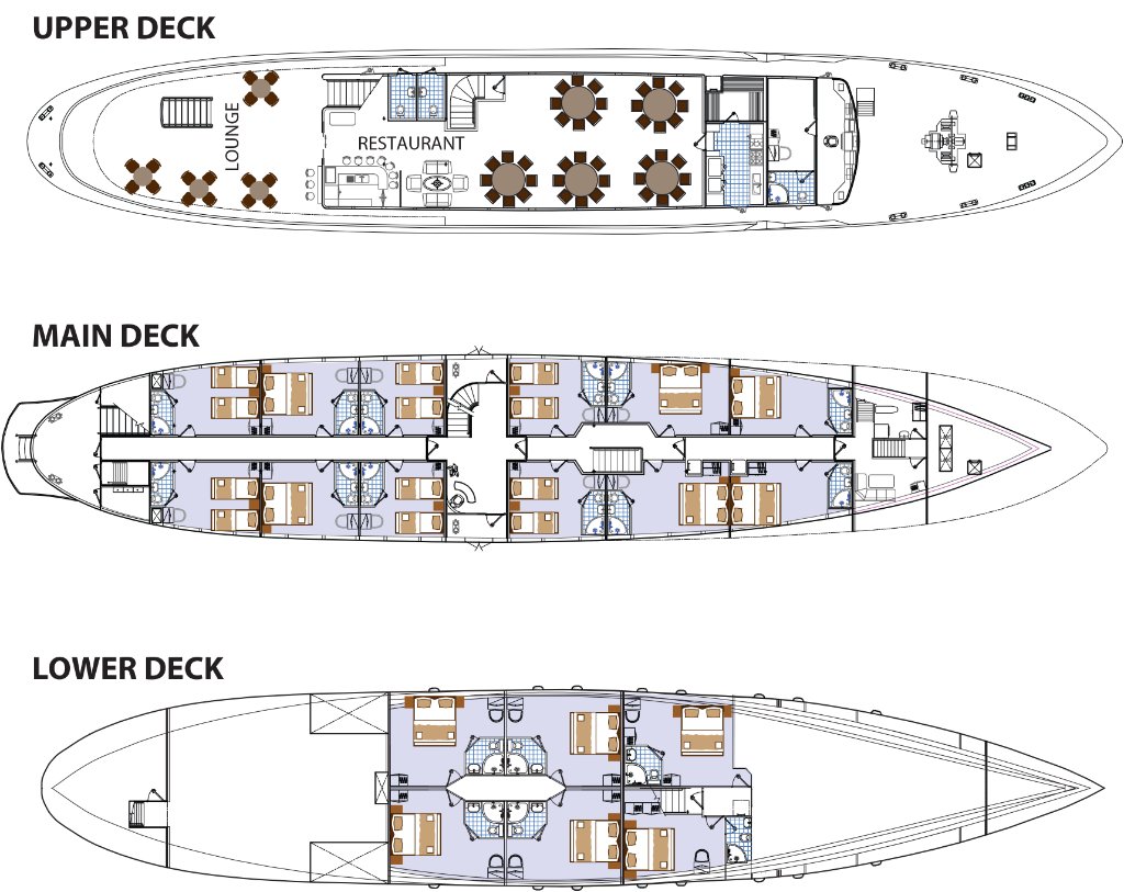 MS Stella Maris deck plan 1