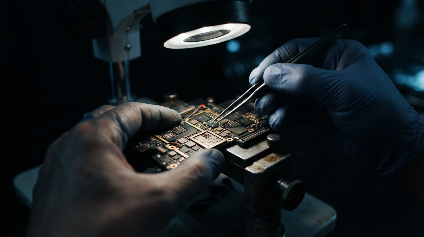Inside the Appleworx repair lab