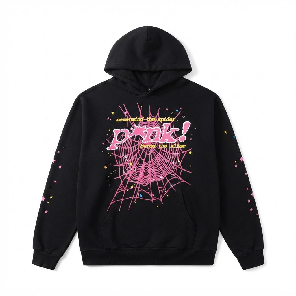 Spider Pnk Hoodie