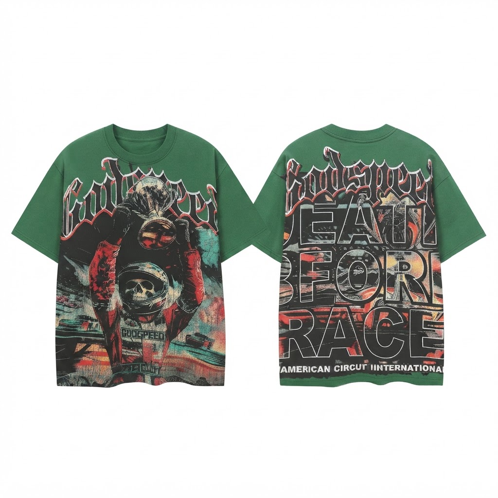 GODSPEED Death Before Race Long-Sleeve Graphic Tee