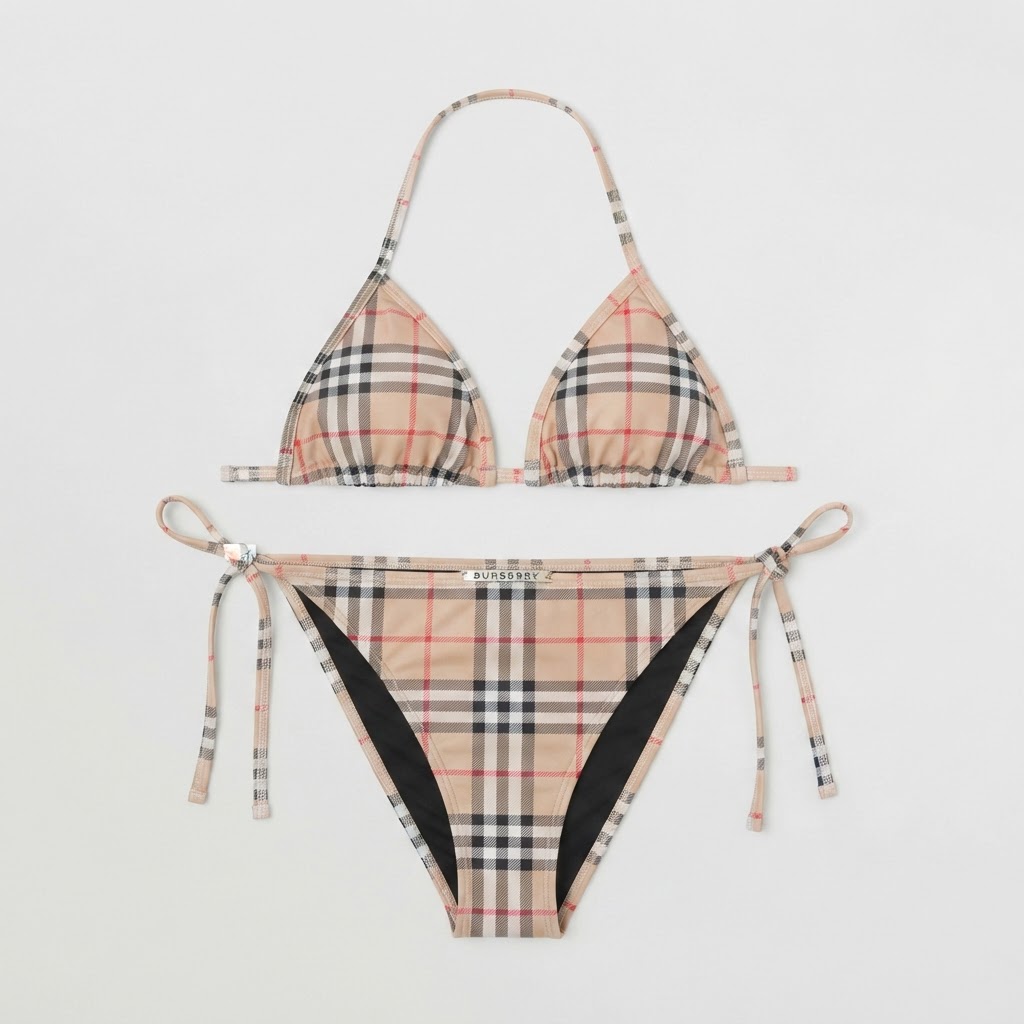 Burberry Check Bikini Set
