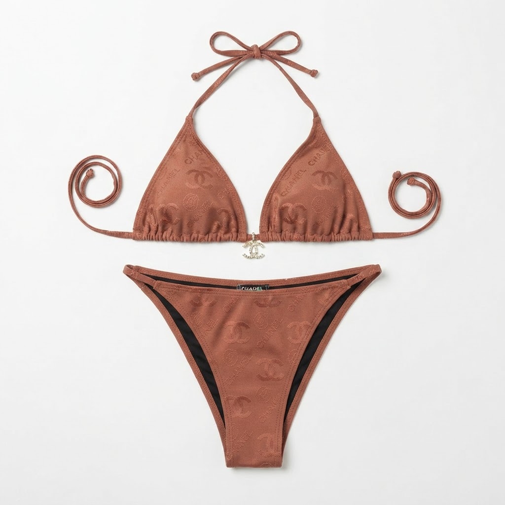 Chanel Rust CC Bikini Set