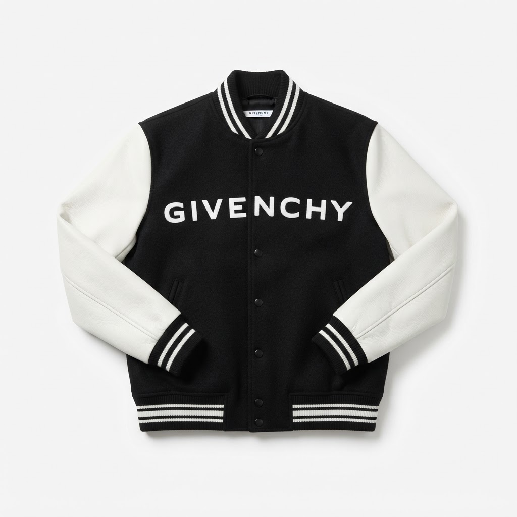 Givenchy Varsity Jacket — Black / White
