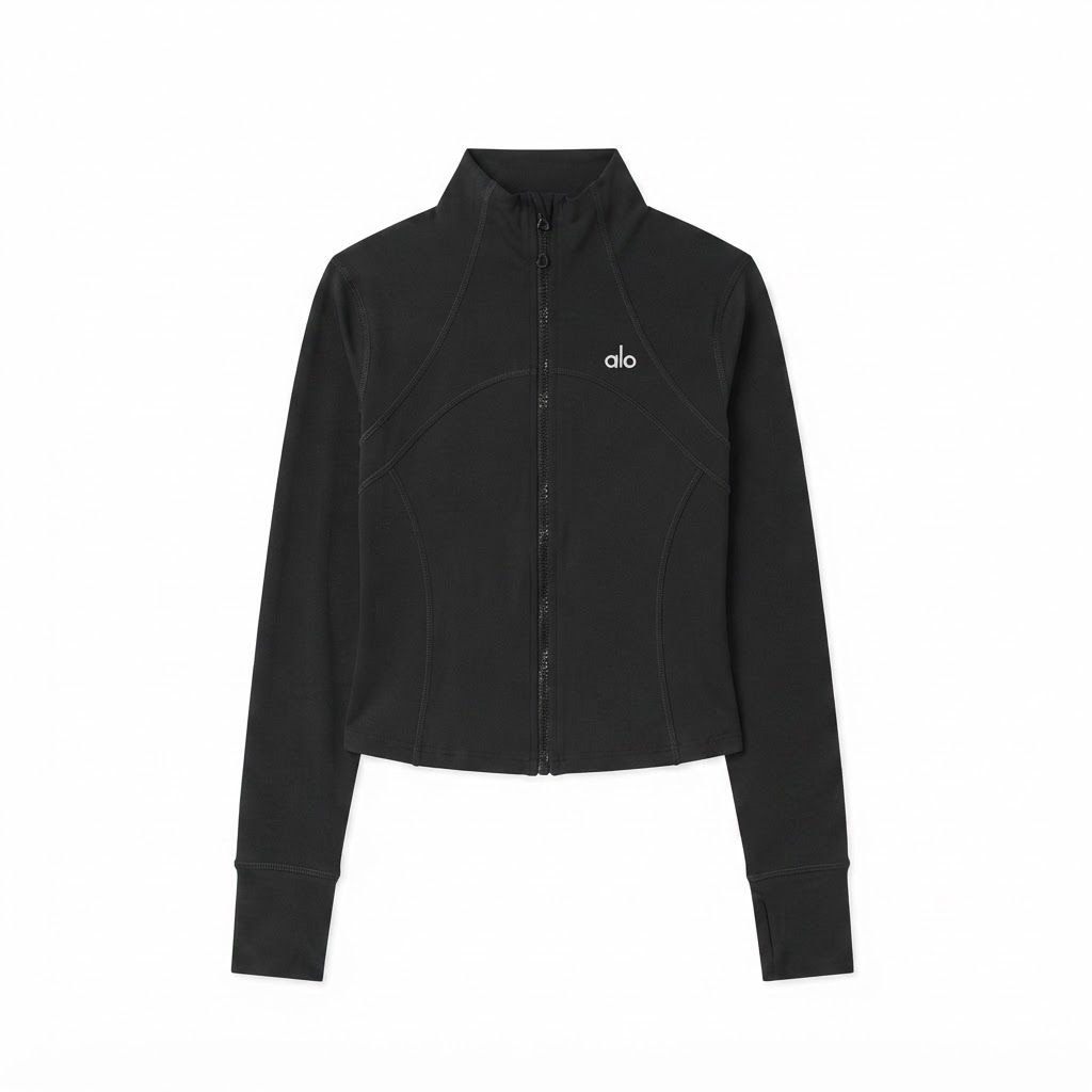 Alo Curved Seam Zip-Up Jacket