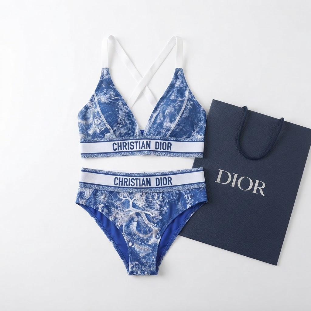 Dior Toile Bikini Set