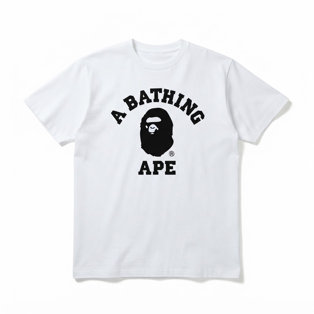 BAPE Solid Ape Head Silhouette Tee