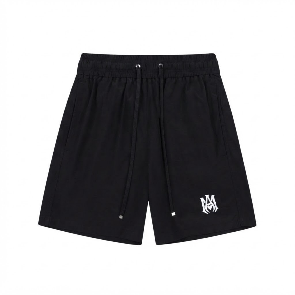 AMIRI Gothic AM Monogram Shorts