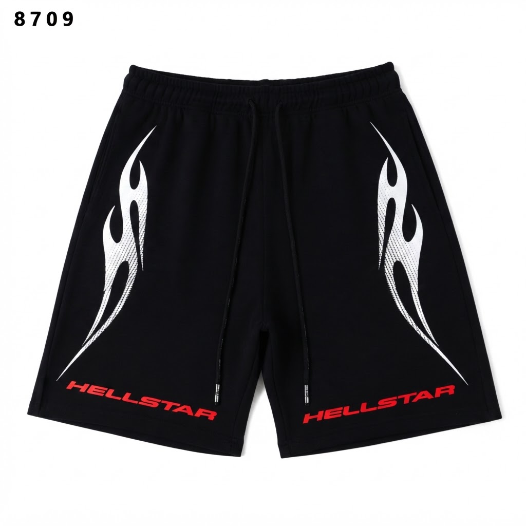 Hellstar 8709 Flame Shorts