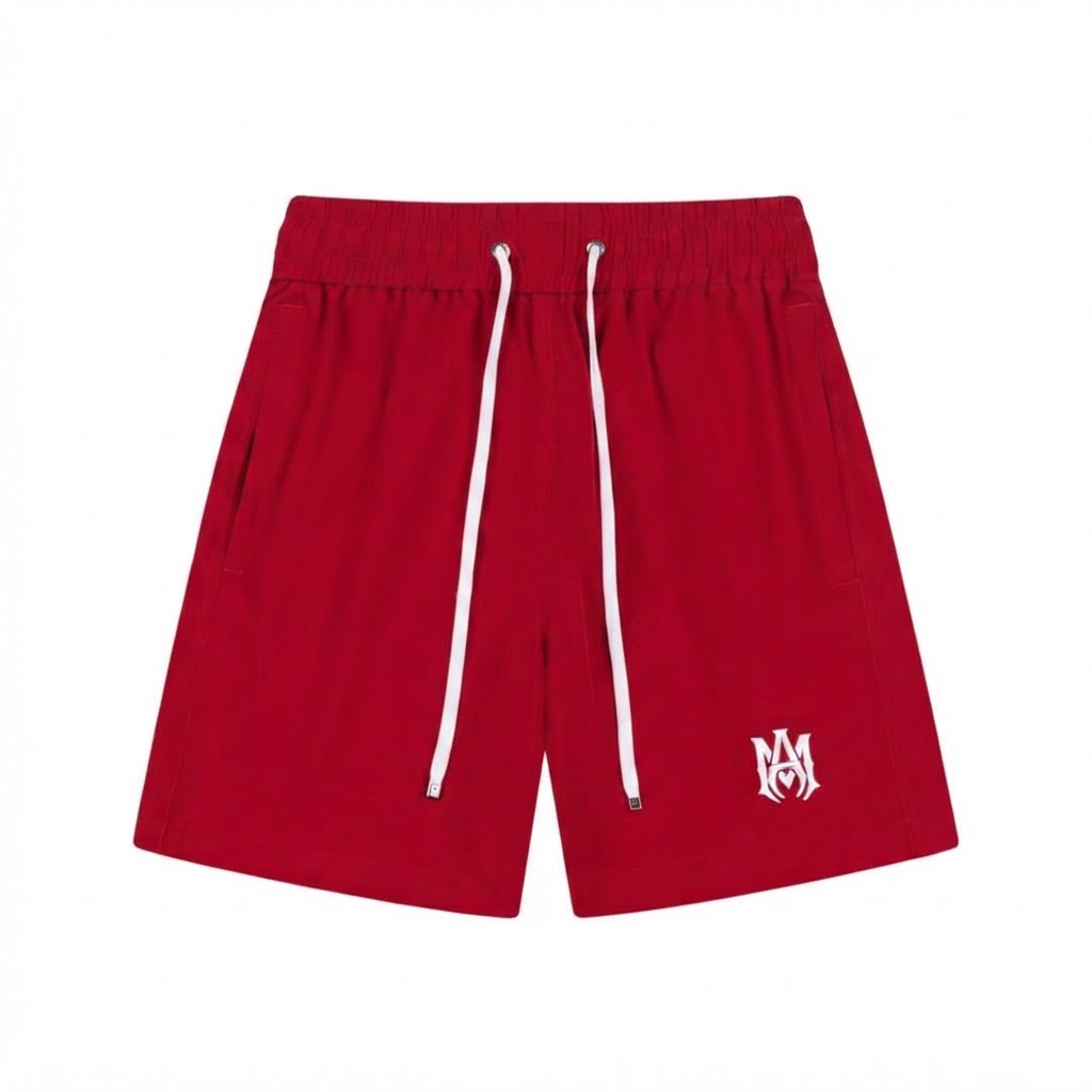 AMIRI Gothic AM Monogram Shorts